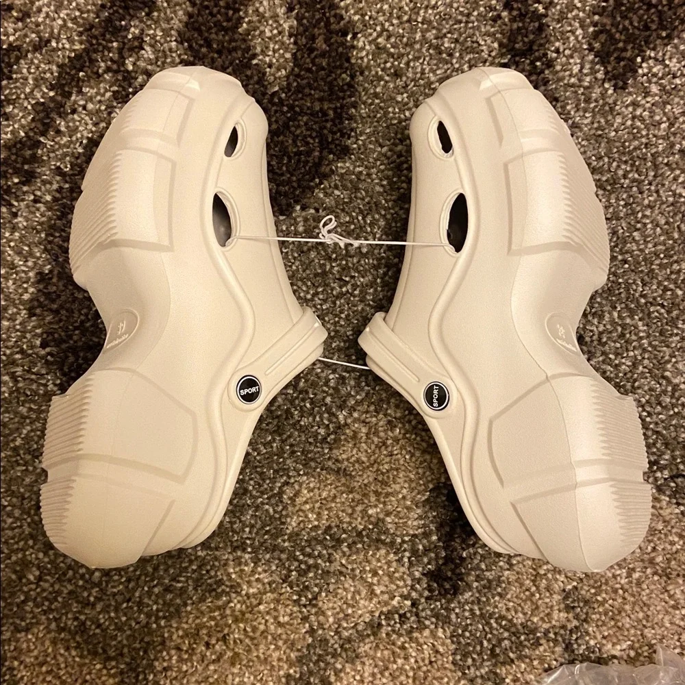 Platform beige krok NEW ultra comfort clog Classic ivory - Picture 2 of 15